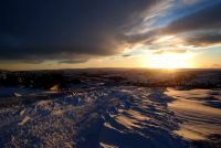 Buried Widecombe Hill, Sunset