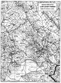 Map showing Lustleigh Parish boundary