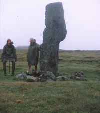 Menhir near White Tor