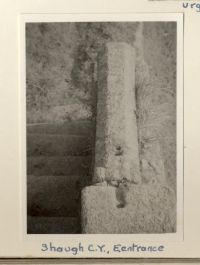 Stone cross shaft in Shaugh churchyard