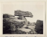 The Nutcracker logan stone on Rippon Tor