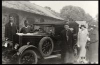 Stanbury family with car