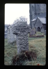 Grave of Beatrice Chase at Widecombe