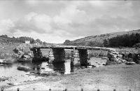 NEGATIVE  OF  OLD BRIDGE, POSTBRIDGE   BY R. HANSFORD WORTH