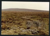 25/14 Higher Ford, Red Brook, tinners workings, SE to Wacka Tor 27/3/1991