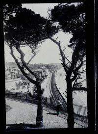 View from the New Walk + railway, Dawlish