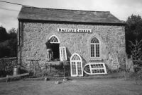 Installing new windows in the Lustleigh Baptist Church