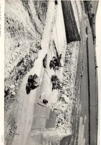 Early construction of the foundations of the filtration plant