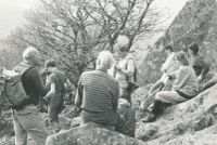 Journalists at Wistman's Wood