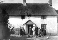 The Leaman Family Outside Horsham Farmhouse