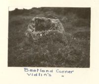 Cross base at Beatland Corner (Vidlin's Corner) 