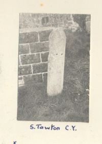 A cross shaft at South Tawton