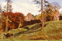 Okehampton Castle hall