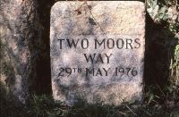 Two Moors Way stone