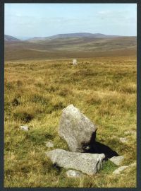 26/48 Cut Lane Marker stones to Foresland, High Willes, Yes Tor and Great Kneeset 4/9/1993