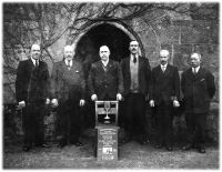 Lustleigh Bellringers - winners of the Silver Cup in the Six Bell Competition, Moretonhampstead Dean