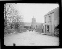 Brentor village and church