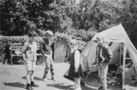 The sunday school tent at Lustleigh Baptist Church