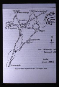 Map of Plymouth and Devonport Leats