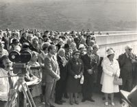 Formal opening of the Meldon Reservoir on 22nd September, 1972