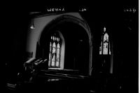 The interior of Meavy Church