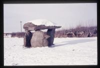 Spinster's Rock in Snow