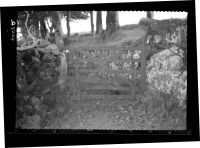 Holed-stoned gate at Coxtor Farm