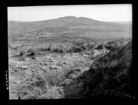 View of Down Tor from near Crazywell Pool.