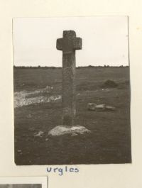 A stone cross at Urgles