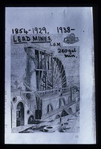 Picture photographed from book of the Isle of Man lead mine