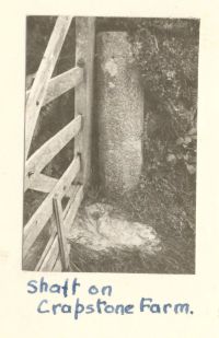 Cross shaft on Crapstone Farm