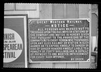 Great Western Railway Notice