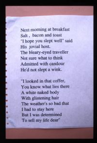 Warren House Inn Poem