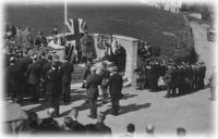 Dedication of the Lustleigh War Memorial