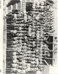 Picture of the people associated with the building of the Avon Dam taken on site.