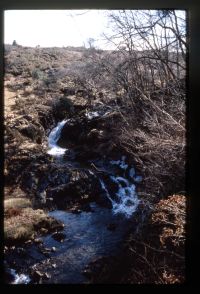 East Okement, waterfall