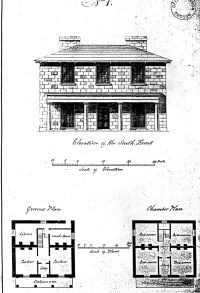 Manaton Rectory plans, c.1830.