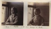 Parker sisters posing by the window.