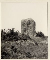 "Heath Stone" menhir at Metherall