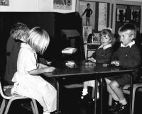 Children at work in Lustleigh School