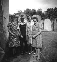 A Team of Decorators at the Lustleigh Baptist Church