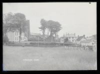 View of church from fields, Woolfardisworthy, West