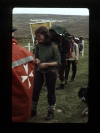 The Okehampton Girls Team Competing in the Ten Tors, 1980