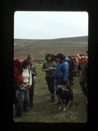 The Okehampton Girls Team Competing in the Ten Tors, 1980