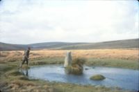 Boundary stone near Avon Dam