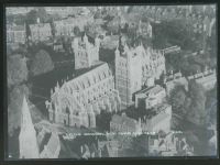 Cathedral from west (aerial view), Exeter