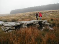 Clapper Bridge at Teignhead Farm