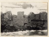 Stone cross set into Budleigh Bridge