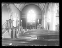 Interior of Walkhampton church