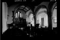 The interior of Meavy Church